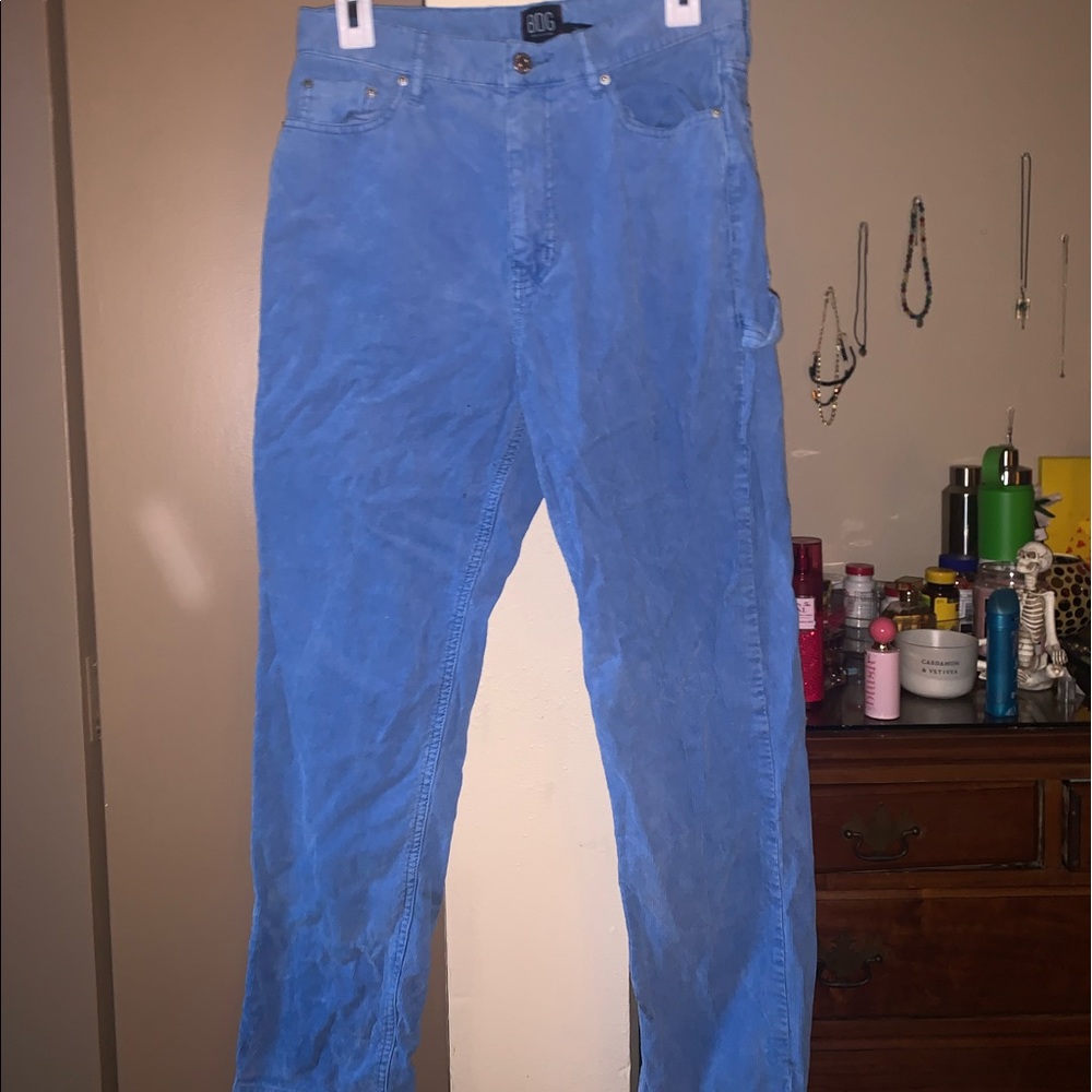 urban outfitters blue corduroy pants